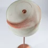 Lampada da Terra Aura in Vetro Rosa