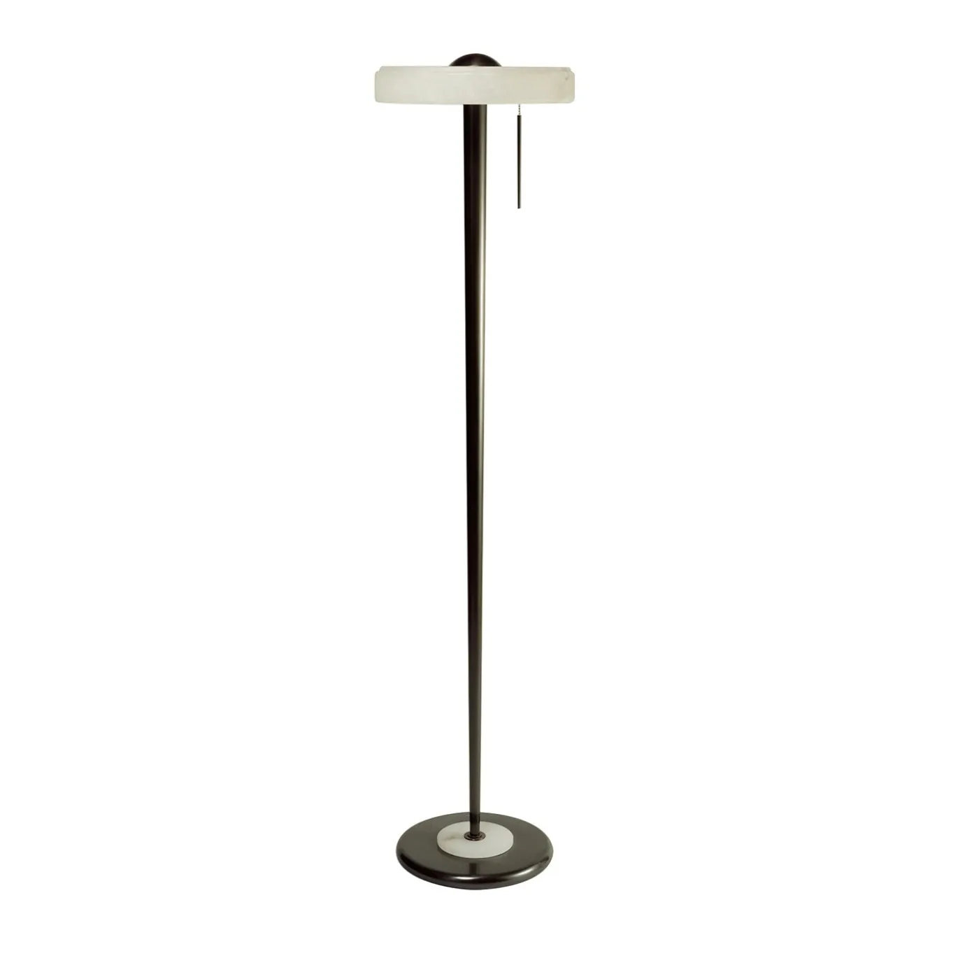 Lampada da terra Benny in bronzo e alabastro