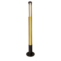 Lampada da terra Bon Ton in vetro pyrex bronzo