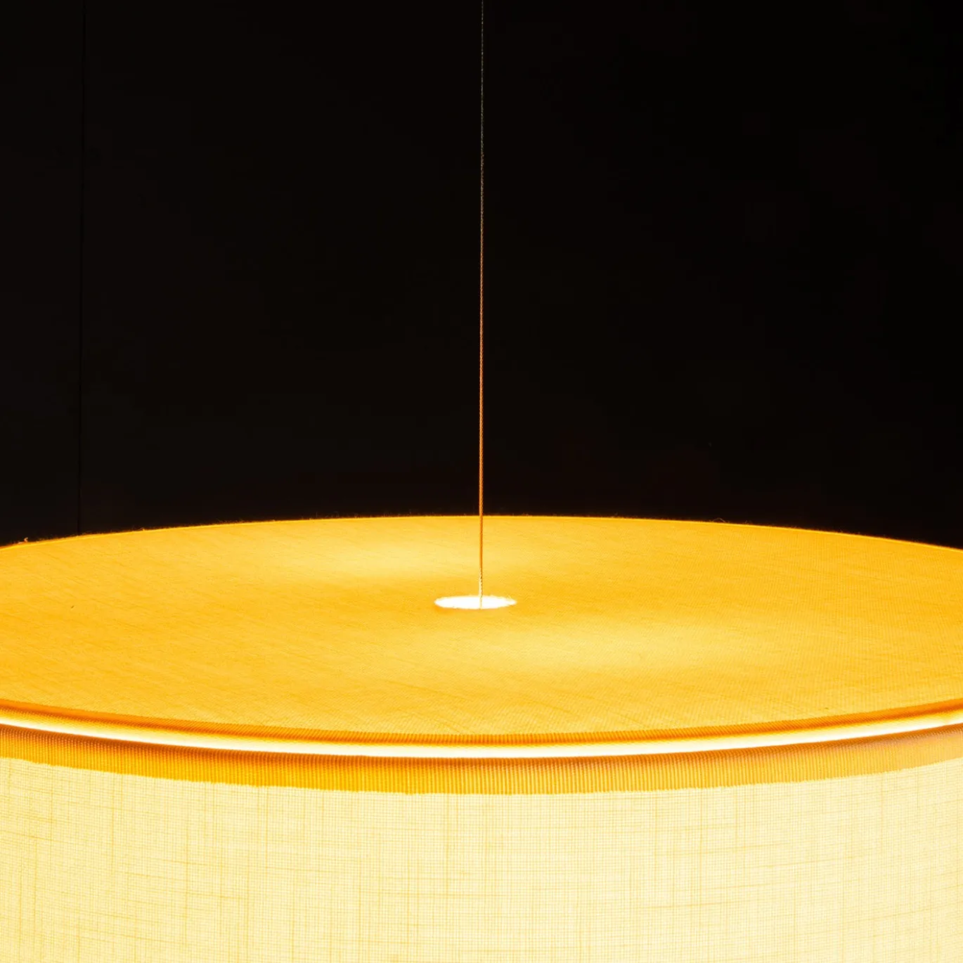 Lampada da terra Casa in lino avorio e acciaio
