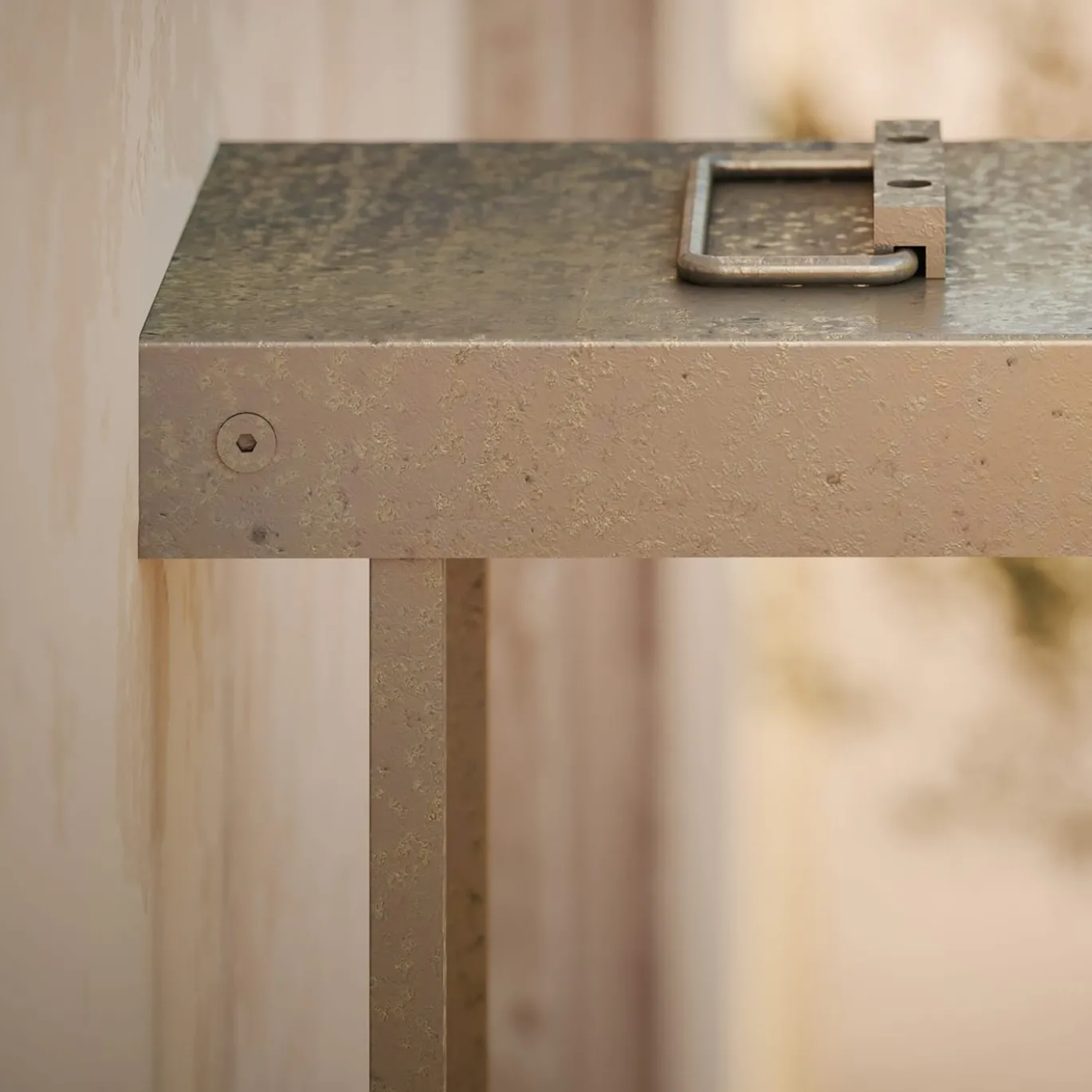 Lampada da Terra da Esterno Lanterne Slim Alta in Ottone Marrone