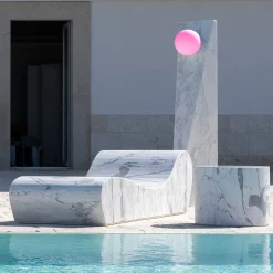 Lampada Da Terra Dieus Extra Large Bianca di Sissy Daniele