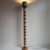 Lampada da terra Dorica verde di Pietro Meccani