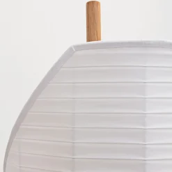 Lampada da terra Flag - Doppia plissettatura bianca