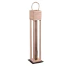 Lampada da Terra Fysi Quadrata in Legno di Faggio