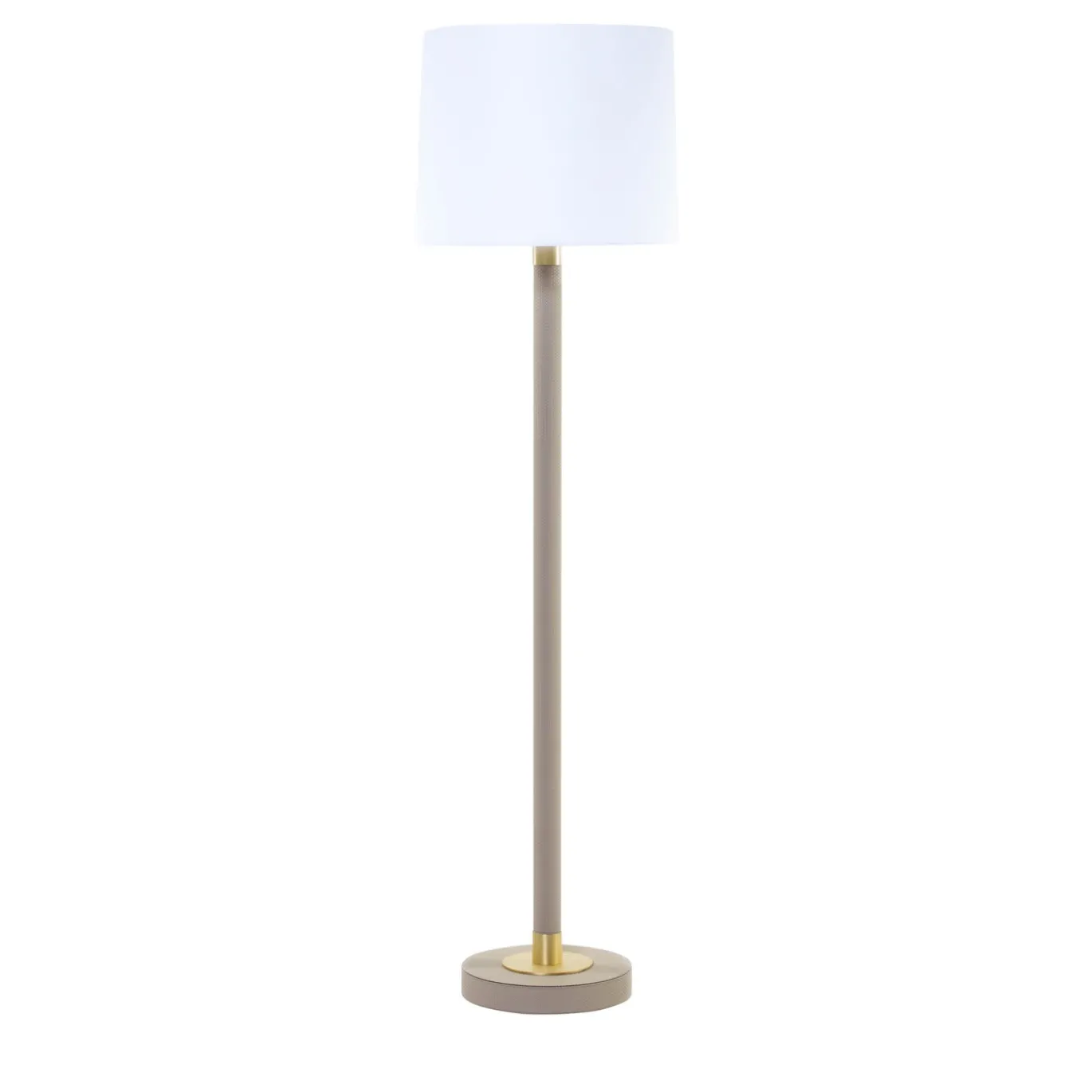 Lampada da terra Gallia con finitura in ottone