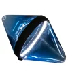 Lampada da terra Hollow Blue con anello nero di Dan Yeffet