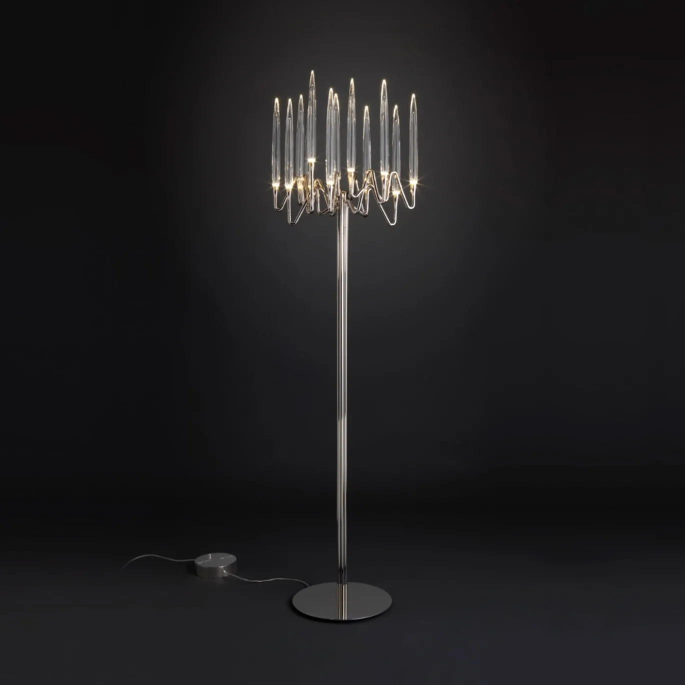 Lampada da terra Il Pezzo 3 Nickel