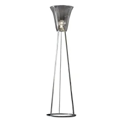 Lampada da terra in vetro di Murano veneziano