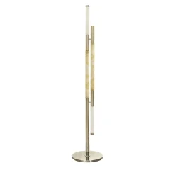 Lampada da Terra Katana in Vetro Champagne