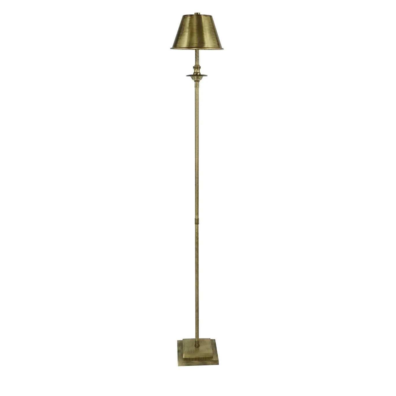 Lampada da terra Kuma L in bronzo spazzolato di Michele Bönan