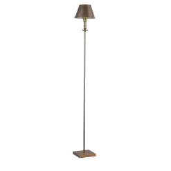 Lampada da terra Kuria M478 in bronzo spazzolato di Michele Bönan