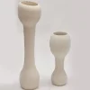Lampada da terra Lalo L Beige Lecce Limestone di Renzo Buttazzo