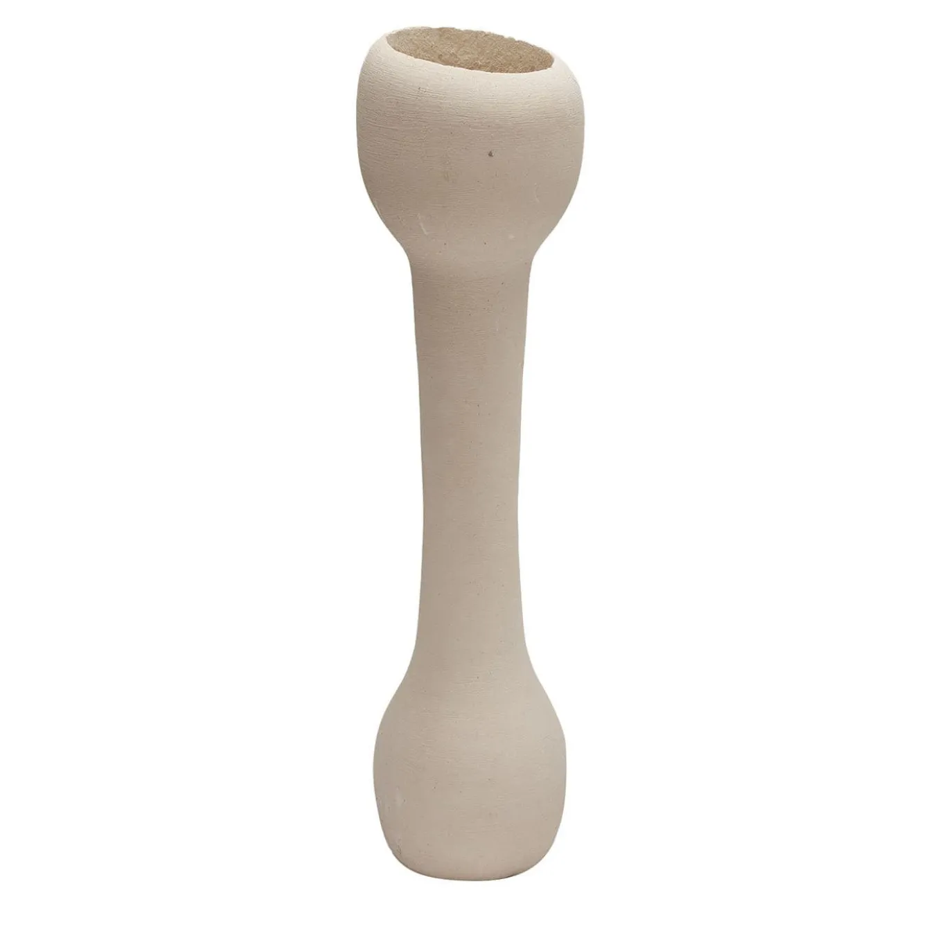Lampada da terra Lalo L Beige Lecce Limestone di Renzo Buttazzo