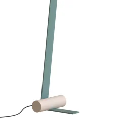 Lampada da terra Nastro verde e beige
