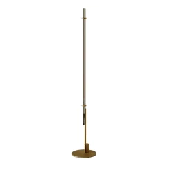 Lampada da terra Optical in vetro grigio fumo