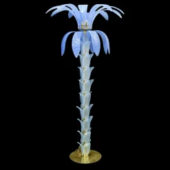 Lampada da terra Palma Light Blue