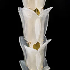 Lampada da terra Palma White
