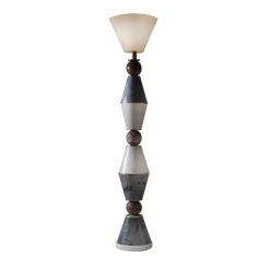 Lampada da Terra Pieces in Quattro Marmi di Ashley Gadeova