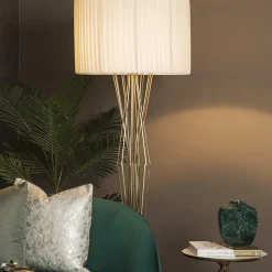 Lampada da Terra Saba in ottone