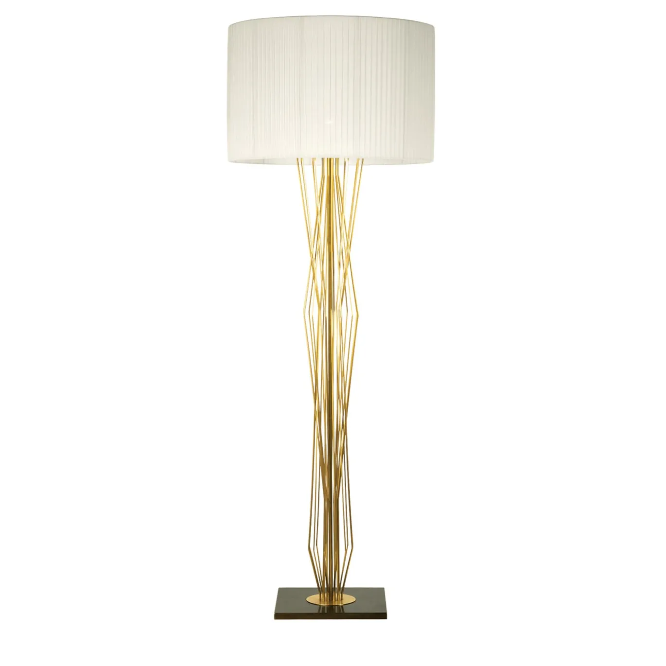 Lampada da Terra Saba in ottone
