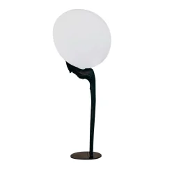 Lampada da terra scultorea Artemide in legno di mare e cotone