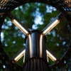 Lampada da terra Sole marrone da esterno di Samuele Mazza