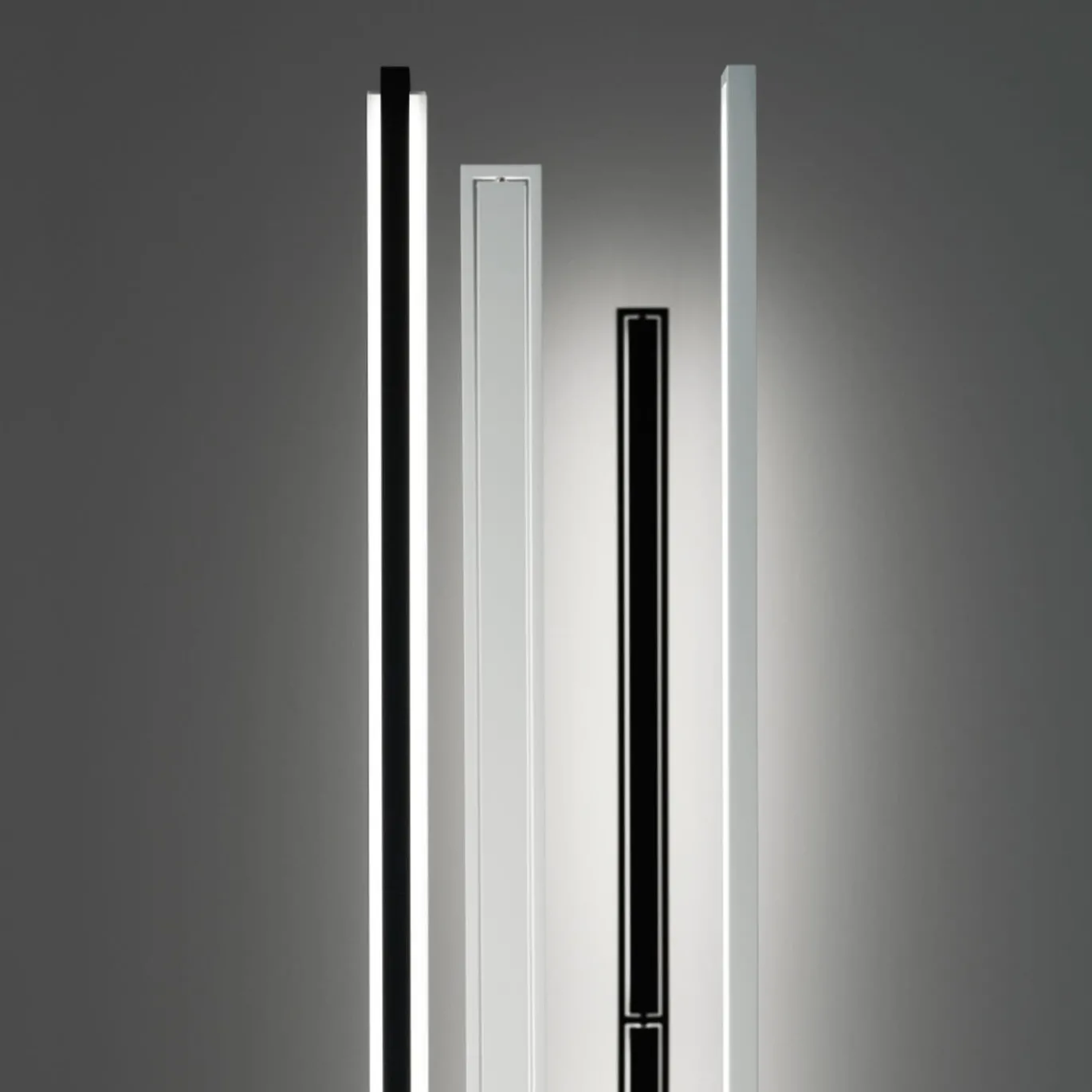 Lampada da terra Tablet Gray