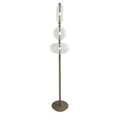 Lampada da terra Trinity 05 in bronzo di Mike Shilov