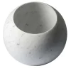 Lampada da Terra Urano 50 in Marmo Bianco di Carrara di Elisa Ossino