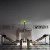 Lampada da terra verde Sanremo di Dario Bartolini