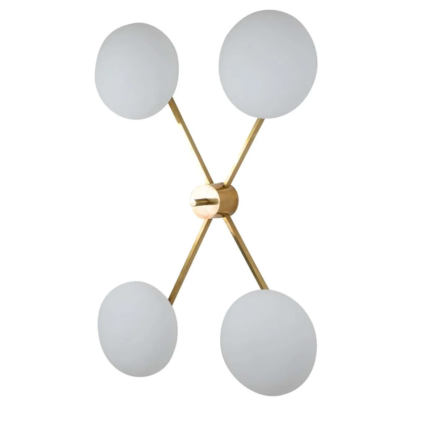Lampada in ottone a farfalla