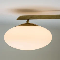 Lampada in ottone a forma di stella marina