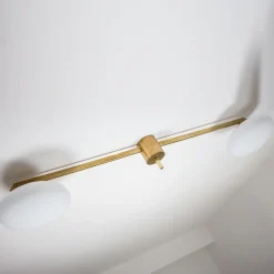 Lampada in ottone da biliardo