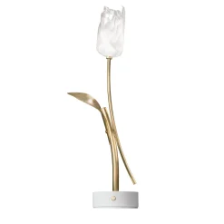 Lampada portatile a batteria Tulip White