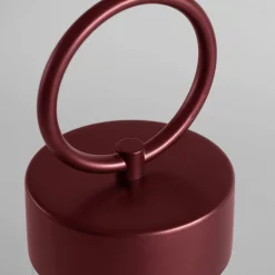 Lampada Portatile Claretta Rosso Scuro