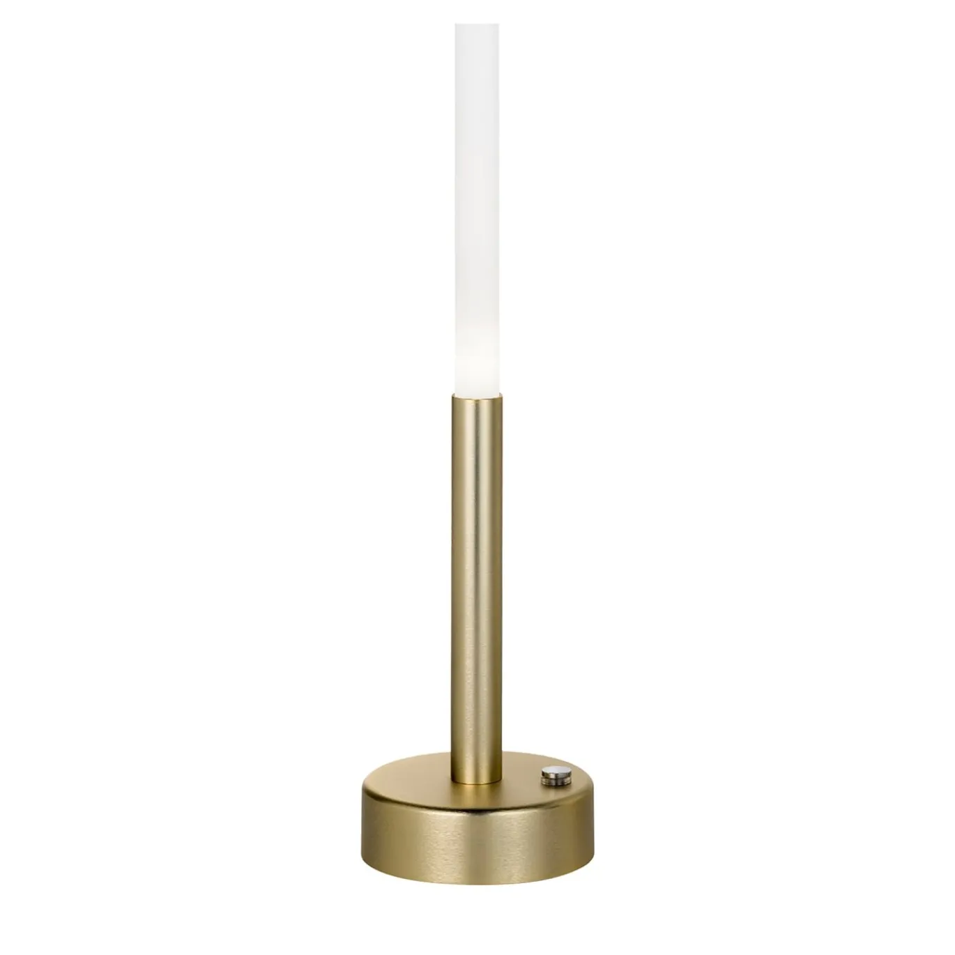 Lampada portatile Eklé in oro spazzolato