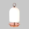 Lampada Portatile PRINCESS in Oro Rosa di Luca Bussacchini