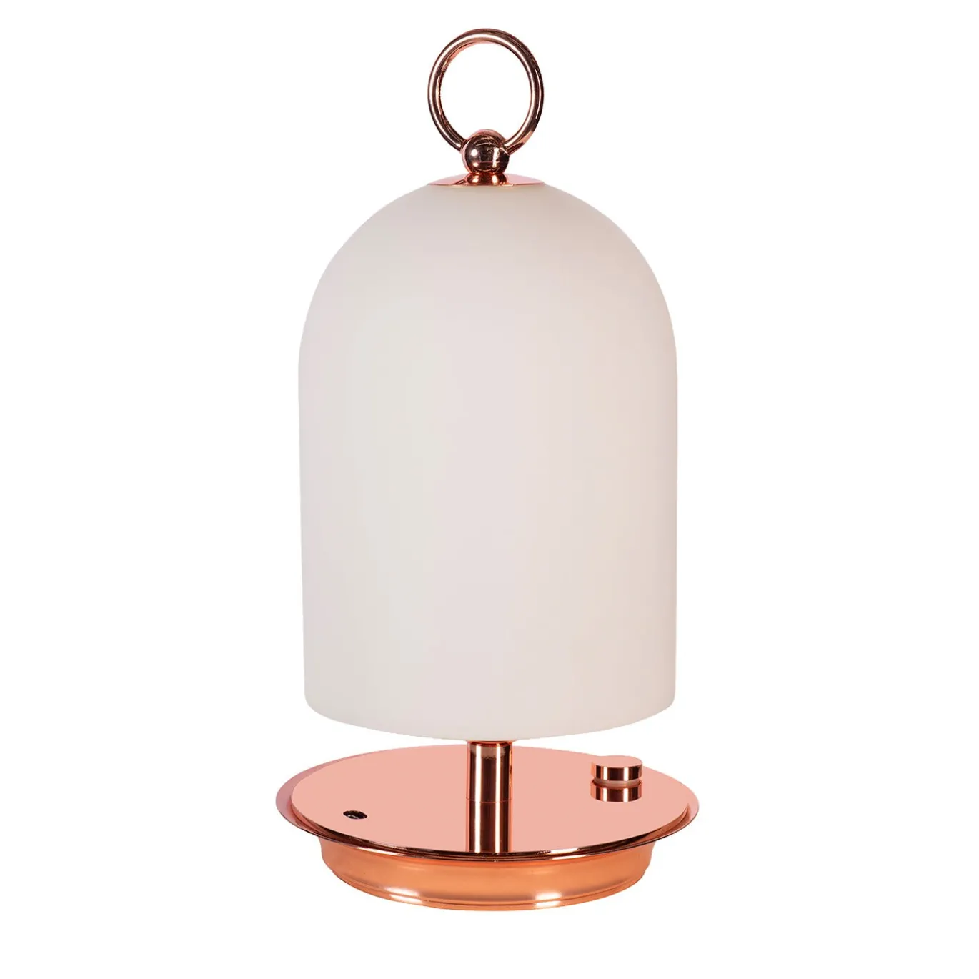Lampada Portatile PRINCESS in Oro Rosa di Luca Bussacchini