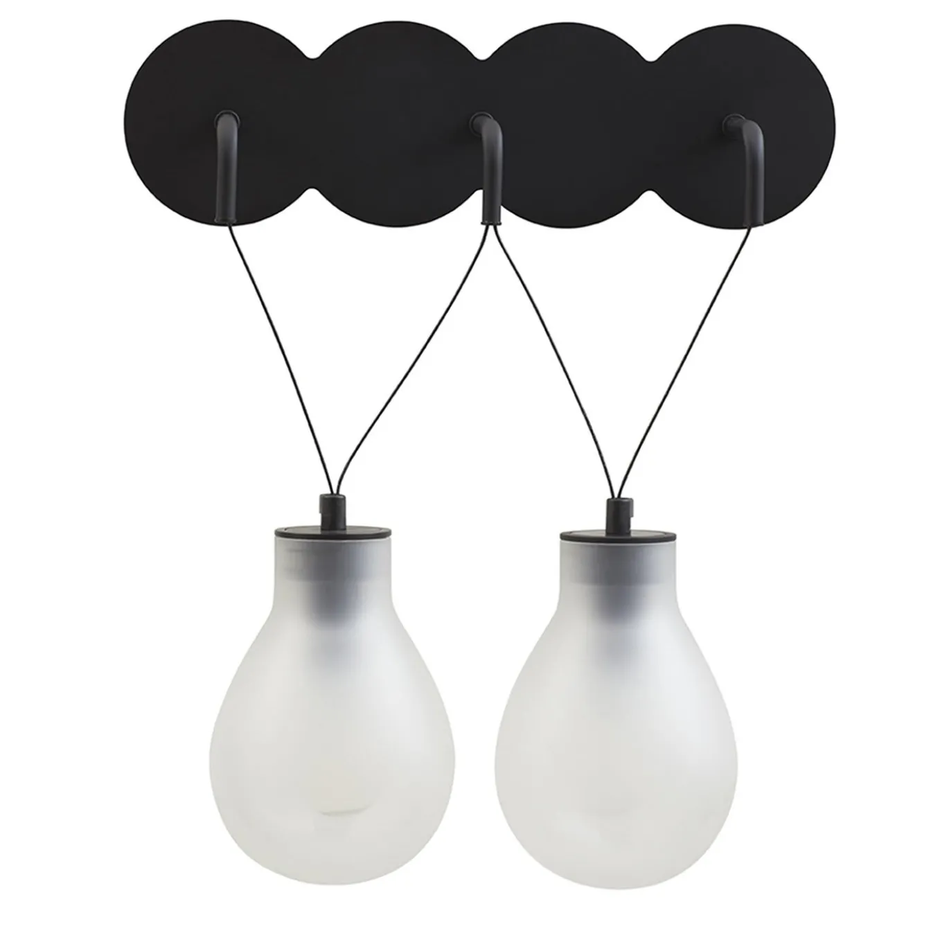 Lampada Rain da parete a 2 luci