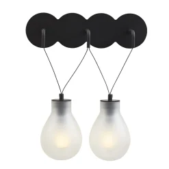 Lampada Rain da parete a 2 luci