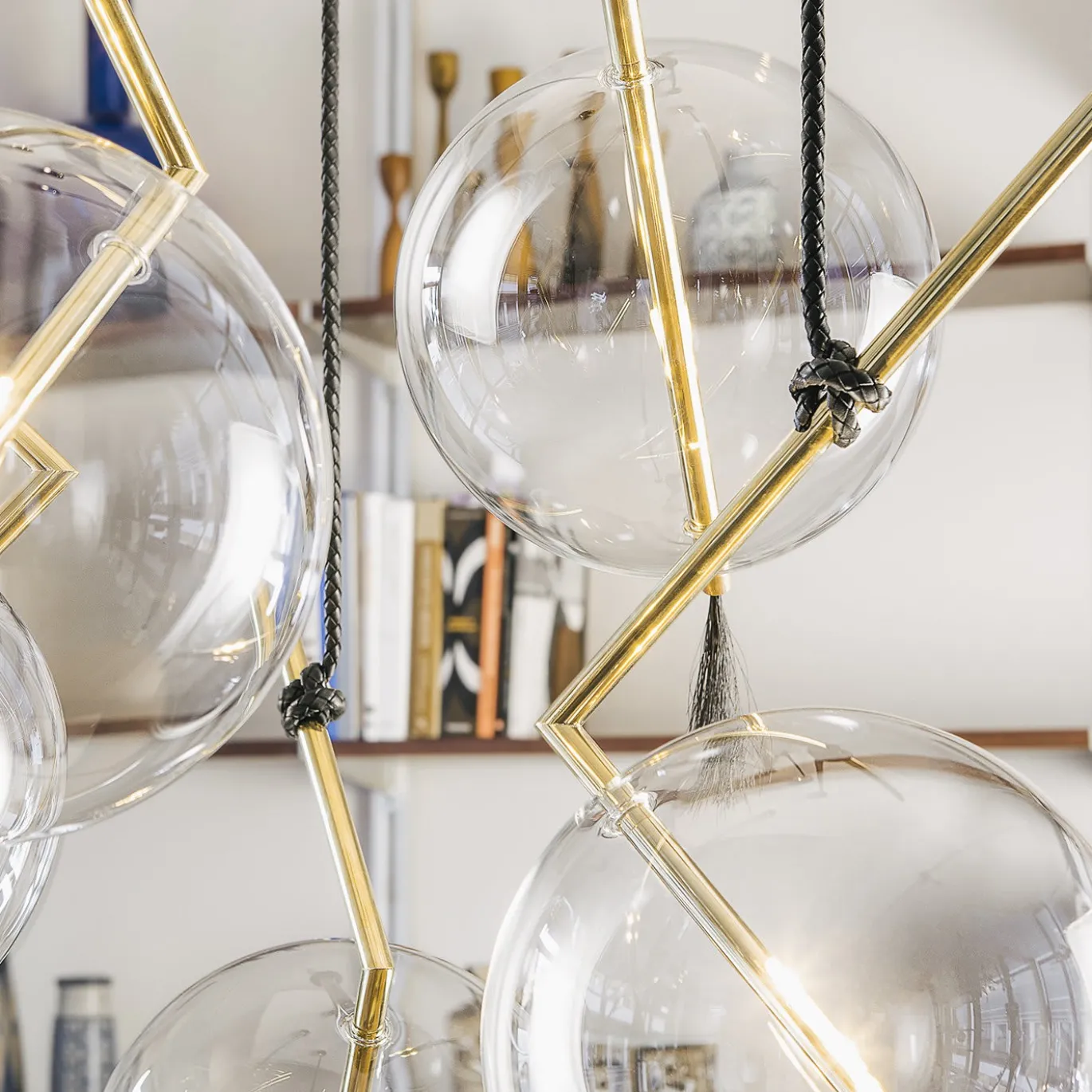 Lampadario a cinque luci Nuvola