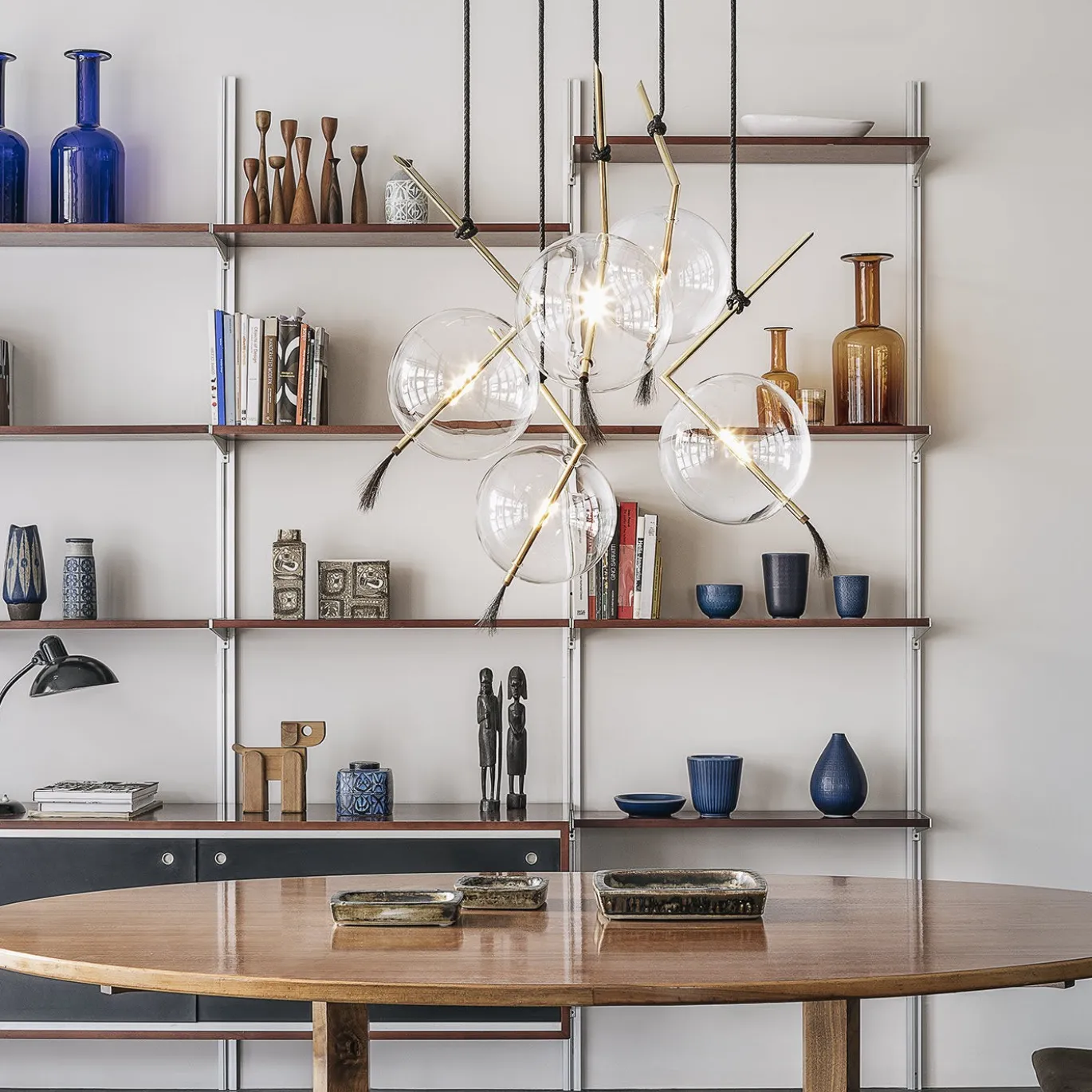 Lampadario a cinque luci Nuvola