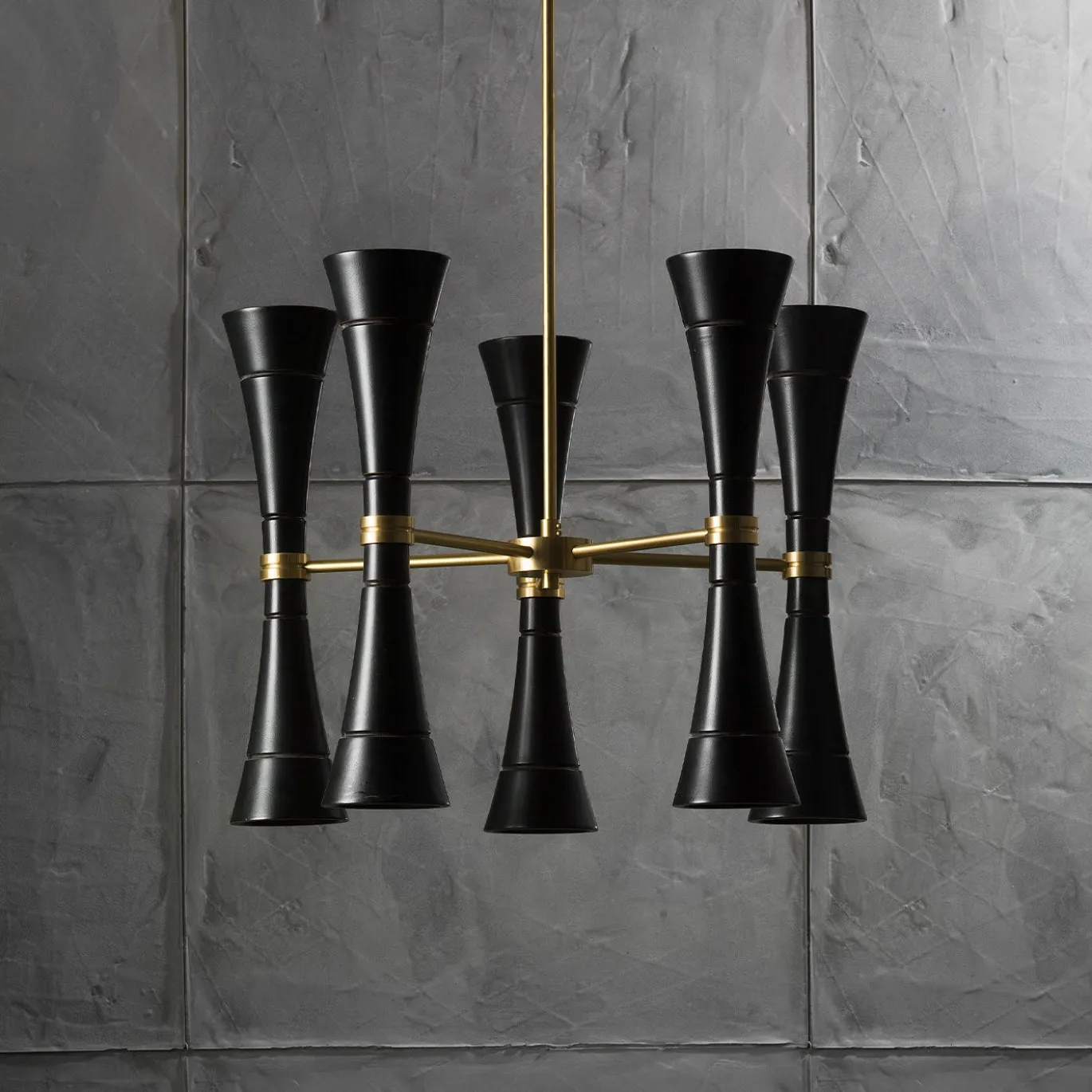 Lampadario a cono