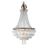 Lampadario a fiori bianchi