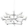 Lampadario a forma di uccelli