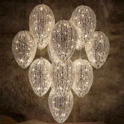 Lampadario a 14 luci Arabesque Egg