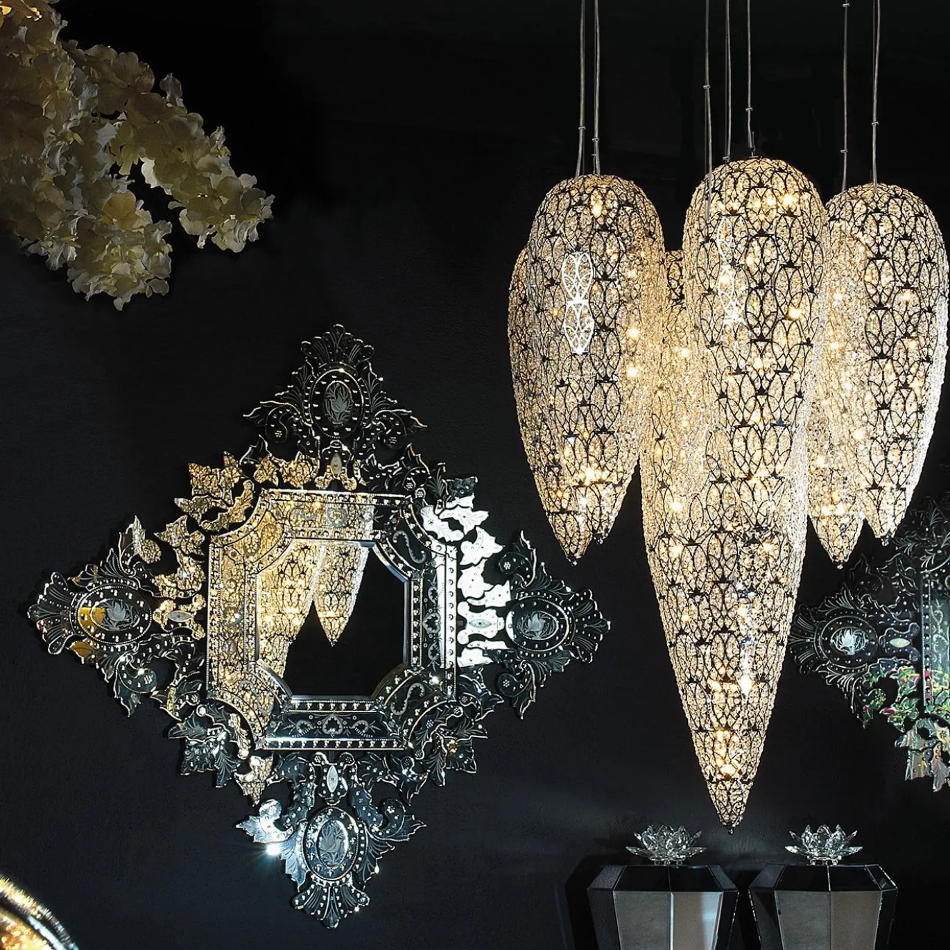 Lampadario a 5 luci Arabesque Sensation