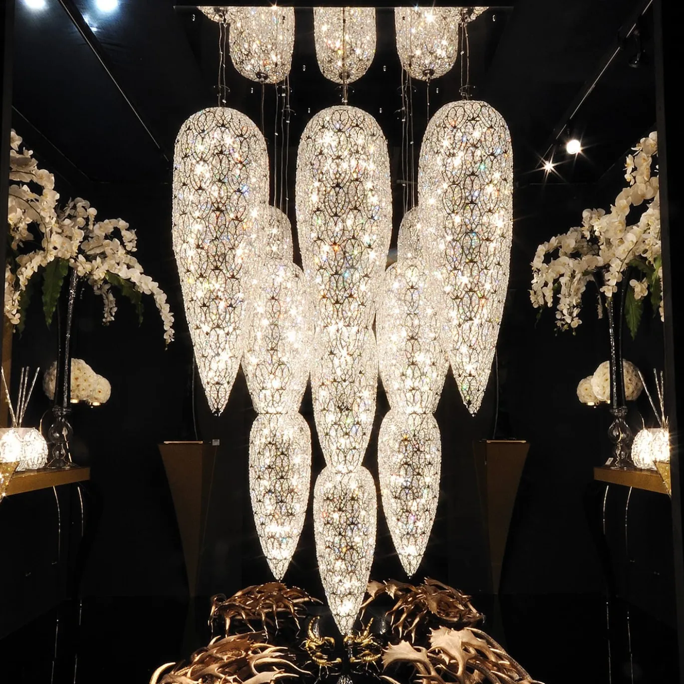 Lampadario a 17 luci Arabesque Sesation