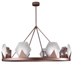 Lampadario a 8 luci Artemide